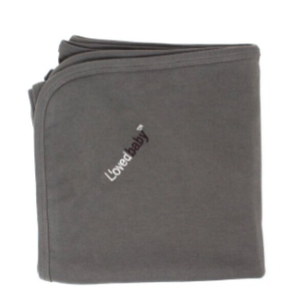 L'ovedbaby 100% Organic Cotton Swaddle Blanket in Gray - Picture 1 of 7
